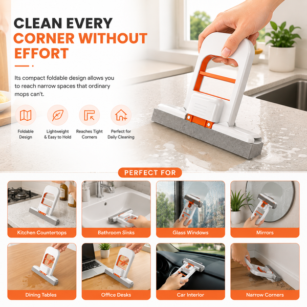 Mini Foldable Sponge Mop