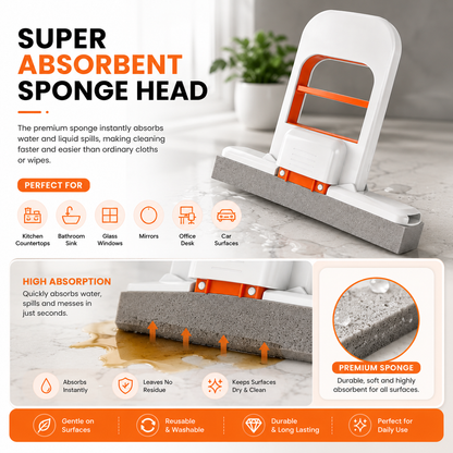 Mini Foldable Sponge Mop