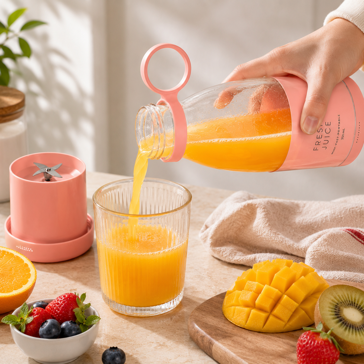 Portable Mini Blender for Fresh Juice