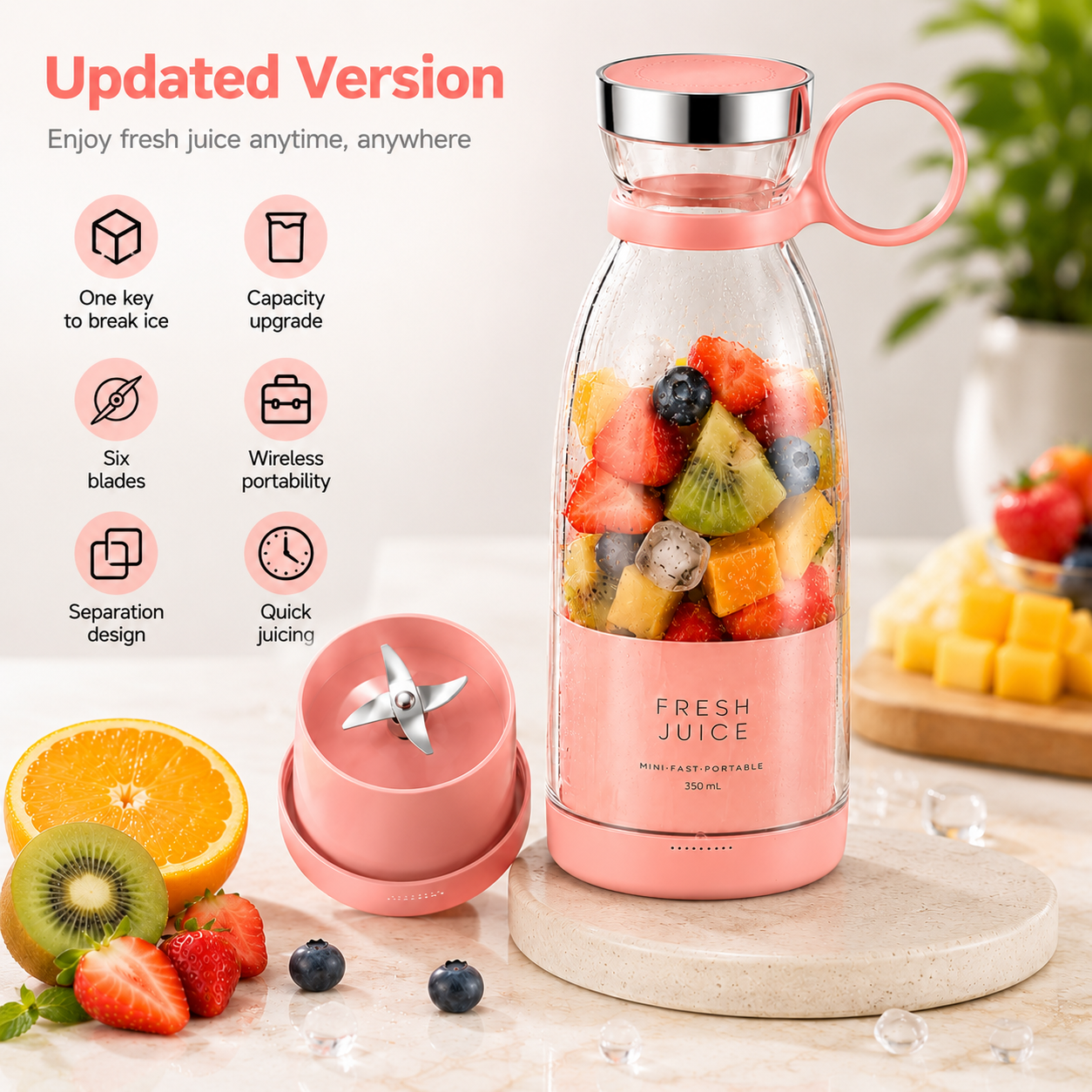 Portable Mini Blender for Fresh Juice