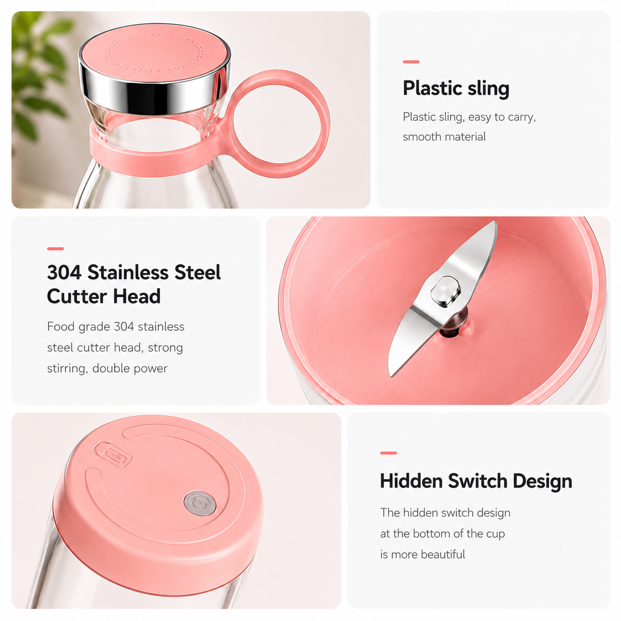 Portable Mini Blender for Fresh Juice