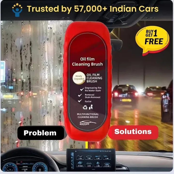 Car Windshield Oil Film Cleaning Brush (Buy 1 Get 1 Free)